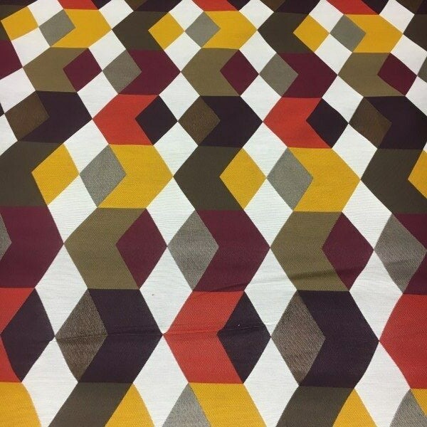 Knoll Midpoint Harvest Geometric 3D Upholstery Fabric Free Shipping! BTY SF2216