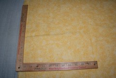 Yellow Tone on Tone Cotton Fabric Craft Sewing Quilting 17.5×44″ NEW