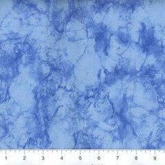 Light Blue Marble Stone 100% Cotton Fabric sold By the Yard