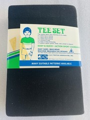 Vtg 70s Tee Set Fabric Wholesale Lot 7pc Deadstock Knit Ribbing NOS Stripe Solid