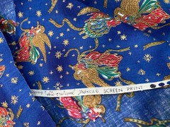 Christmas Fabric Lot of Cut Cloth – 1 Pound 11 Ounces – About 6 Plus Yards