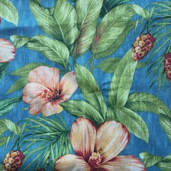 Covington Fabric Tropical Floral Upholstery 8 Yards x 56″ W Indoor Outdoor
