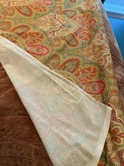 IMAN HOME $8 per yard Zulika Paisley Fabric 6 yards avail, 3yd Purchase Minimum