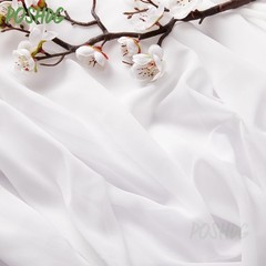 White Chiffon Fabric 5 Yards 58 Inch Wide Sheer Draping Wedding Backdrop Decor