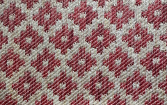 Brunschwig & Fils Baronet Strie Rose Italy Designer Fabric Remnant 24″x24″