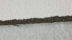 Metallic Sunburst Embossed Vinyl Fabric Remnant 50″x75″ Upholstery Heavy
