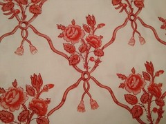 Pierre Deux The Tilly Collection Floral French Country Toile Fabric 56×44″