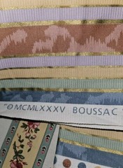 Boussac of France for Kenmill Vintage Fabric 100% Striped Cotton 3.5 Yards