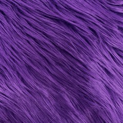 Eden PURPLE Shaggy Long Pile Soft Faux Fur Fabric for Fursuit, Cosplay Costume,