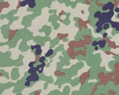1.5M Width Ground Self Defense Force Camo Ripstop waterproof Fabric 500D Nylon