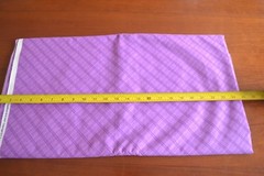 By 1/2 Yd, Purple Diagonal Striped Quilt Cotton, Fabric Traditions/2001, N381