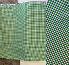 15 Yards Available Michael Miller Vera Bradley Fabric Gingham F940 Green Flannel