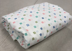 Lg Full Piece Lt Weight Cotton Fabric 7 Yards 4″ x 46″ Wide White & Pastels New