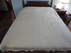 3998. NATURAL Seamed COTTON MUSLIN QUILT BACKING Fabric – 81″ x 81″