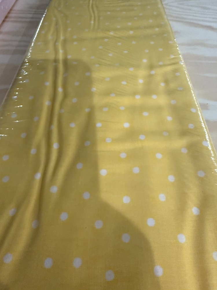 100% Cotton ~ Yellow Polka ~ By The 8 Yd Bolt ~ Price Is Per Bolt