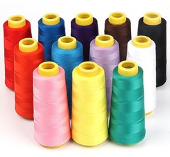 ilauke 12 x 1800 Yards Overlock Sewing Thread Cones, Polyester 12 X 1500M