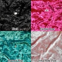 SHINY GLITTER CRUSHED 4-WAY STRETCH PANNE VELVET VELOUR FABRIC DANCE DRESS 60″W