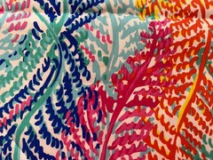 LILLY PULITZER Fabric-Cotton Dobby-ELECTRIC FEEL-27″ x 56″