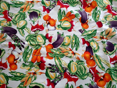 Vintage “Les Jardins” by Hoffman International Garden Vegetables Cotton Fabric