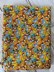 100% cotton Pokemon, Pikachu Fabric 1yard 36″ x 54″,for Embroidery ,quilt..