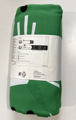 IKEA ULLRANUNKEL Pre-cut Fabric Green White 59×118″ NEW 100% Cotton 605.799.55
