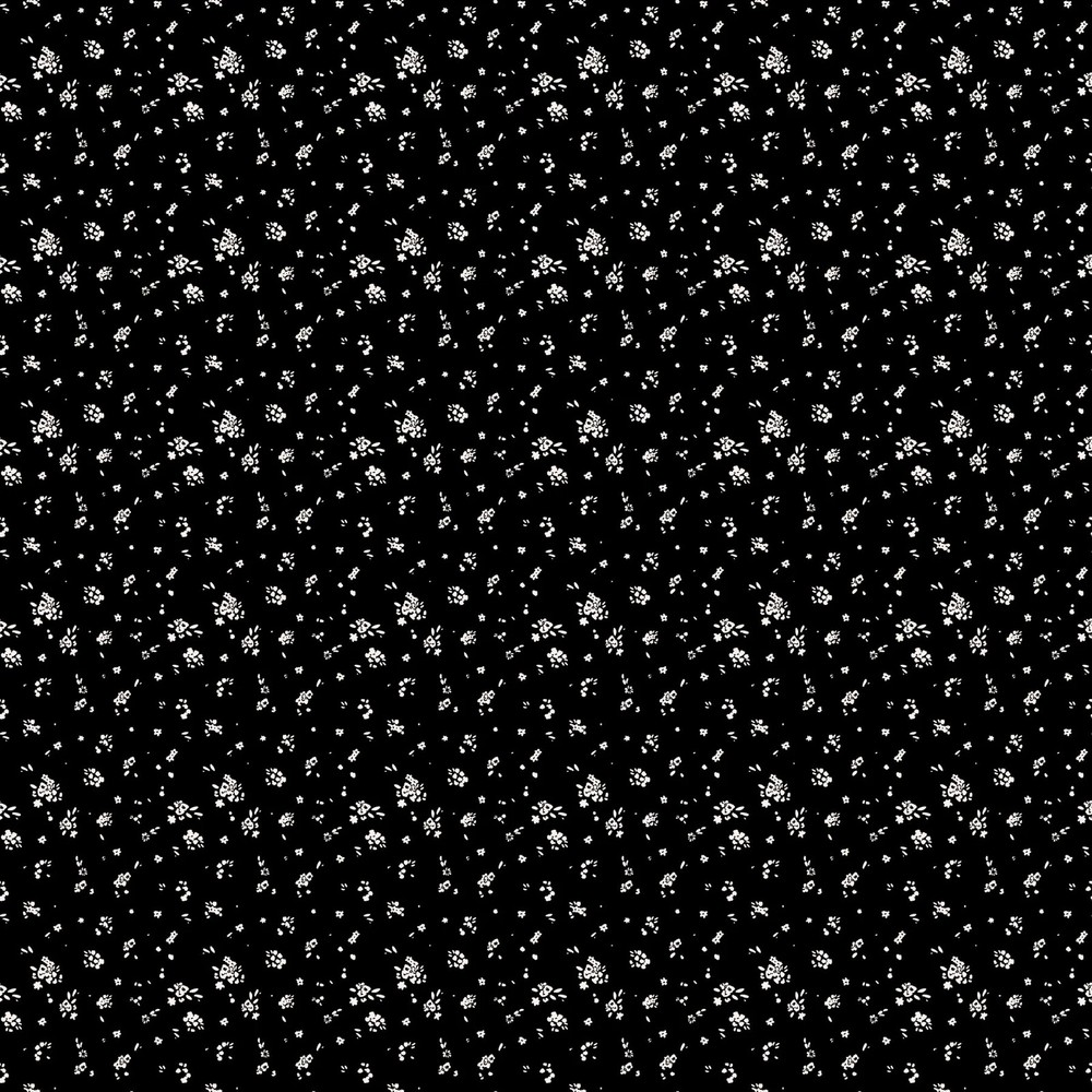 FIGO – Ink & Earth By Figo Studio – Ditsy – Black 1/4yd