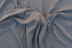 Gray Lyocell Tencel Spandex 1×1 Rib Knit Fabric by the Yard 54″W 10/16