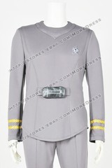 Spock Costume for Star Trek The Motion Picture Cosplay Jacket Suit Uniform Gray