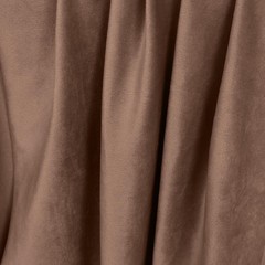Velvet Fabric, 60” x 80” (150CM x 200CM) Soft x 80”, Dark Brown
