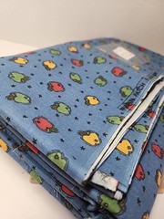 45″ X 5.6yd Pumpkin Patch Apple & Star Print Cotton Sewing Craft Quilting Fabric