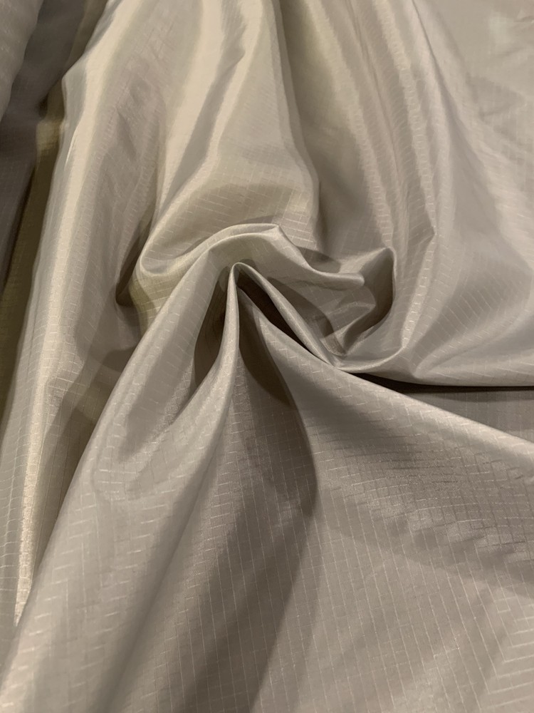 70 Denier Ripstop Nylon DWR Coated By The Yard – Urban Grey 1.3 OZ. 72” Wide.