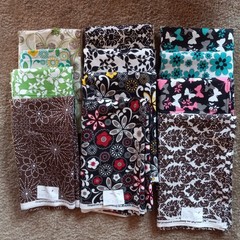 Large Lot of Jo-Ann Fabrics- ASSORTED PATTERNS- 16 1/2 yds. – Flowers…..
