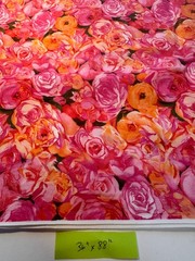 Floral Fabric Lot – Approx. 12 Yds Total Quilting Cotton Brights & Cottagecore