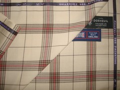 DORMEUIL ‘Amadeus’ LUXURY WOOL SUITING FABRIC – MADE IN ENGLAND= 300 g/M = 3.4 m