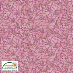 Stof Fillippa’s Line Oblong Dots Lt Purple Cotton Fabric By The Yard