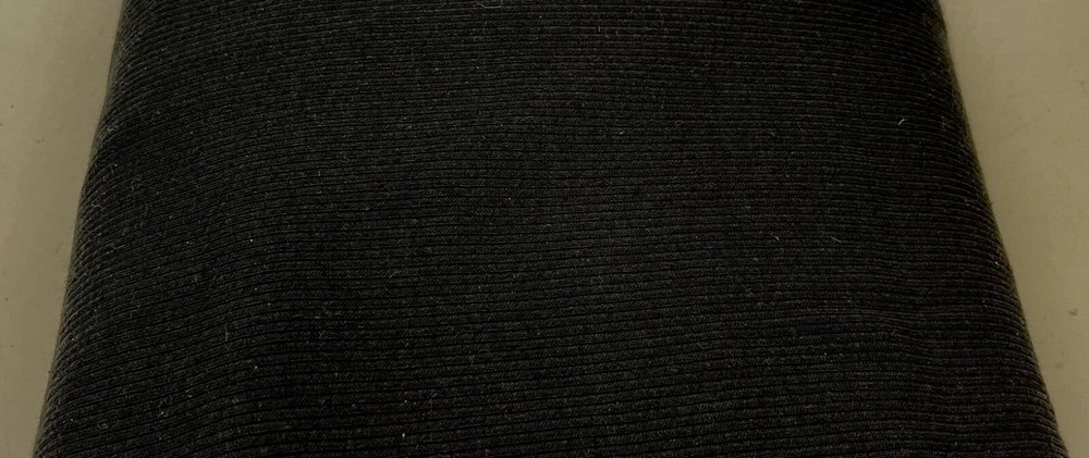 C50 – VINTAGE COTTON RIBED KNIT TUBE 46″ wide 100% cotton. By the yard.