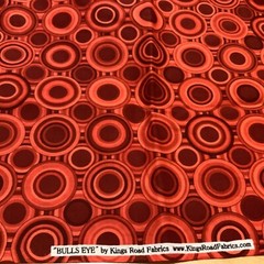 King’s Road Fabric BULLSEYE 1 Yard 2” X 42” Wide