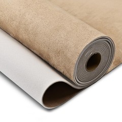 Hiksuky Suede Auto Headliner Fabric 96″ L × 60″ W with Foam Backing Beige In…