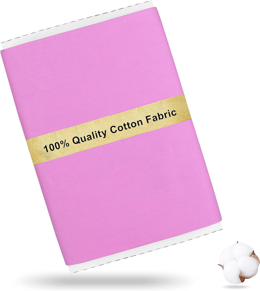 -19 Options-100% Cotton Fabric by the Yard in Solid Color 44”Wide by 3Yd (9 Ft)