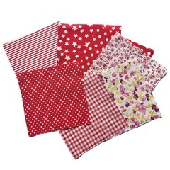 Cotton Quilting Fabric Squares, 42 Piece, 5×5 Inch, Pre-Cut