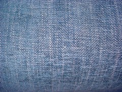 2-1/2Y Clarke & Clarke F1099 Moray Denim Herringbone Chenille Upholstery Fabric