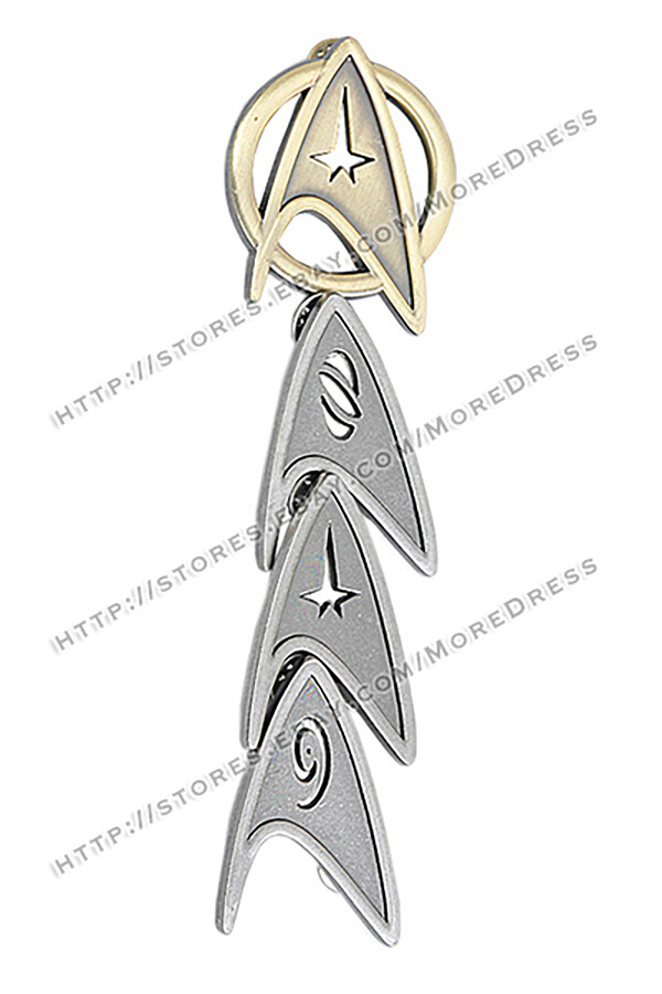 Accessories Engineering Brooch Badge Metal for Star Trek Cosplay