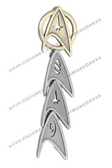 Accessories Engineering Brooch Badge Metal for Star Trek Cosplay