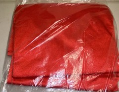 108” 40 Denier tricot red fabric