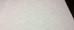 BALLARD DESIGN CARA WHITE InsideOut® PERFORMANCE LEAF MOTIF FABRIC BY YARD 54″W
