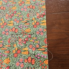 Vintage Floral Fabric Freedom Cotton for Quilting etc Jungle Fun 24 x 43 inches