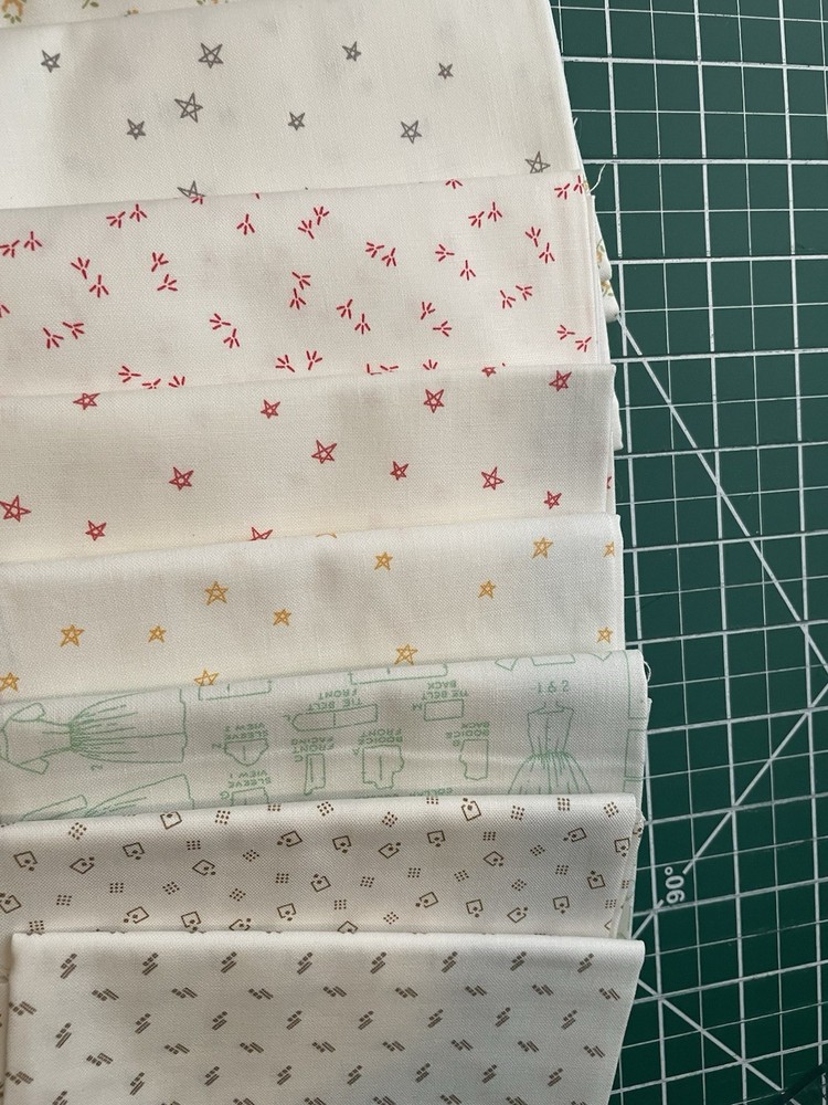 White Fat Quarters 8