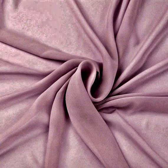 Danielle DARK PINK MAUVE Polyester Hi-Multi Chiffon Fabric by the Yard – 10075