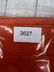 Vintage Fabric Cotton Twill Bright Orange 2.33 Yard 58″ Wide Unbranded Heavy