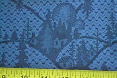 By 1/2 Yd, Dk-Navy Woodland Scene on Navy/Thimbleberries/Candy Coated Xmas,B1115